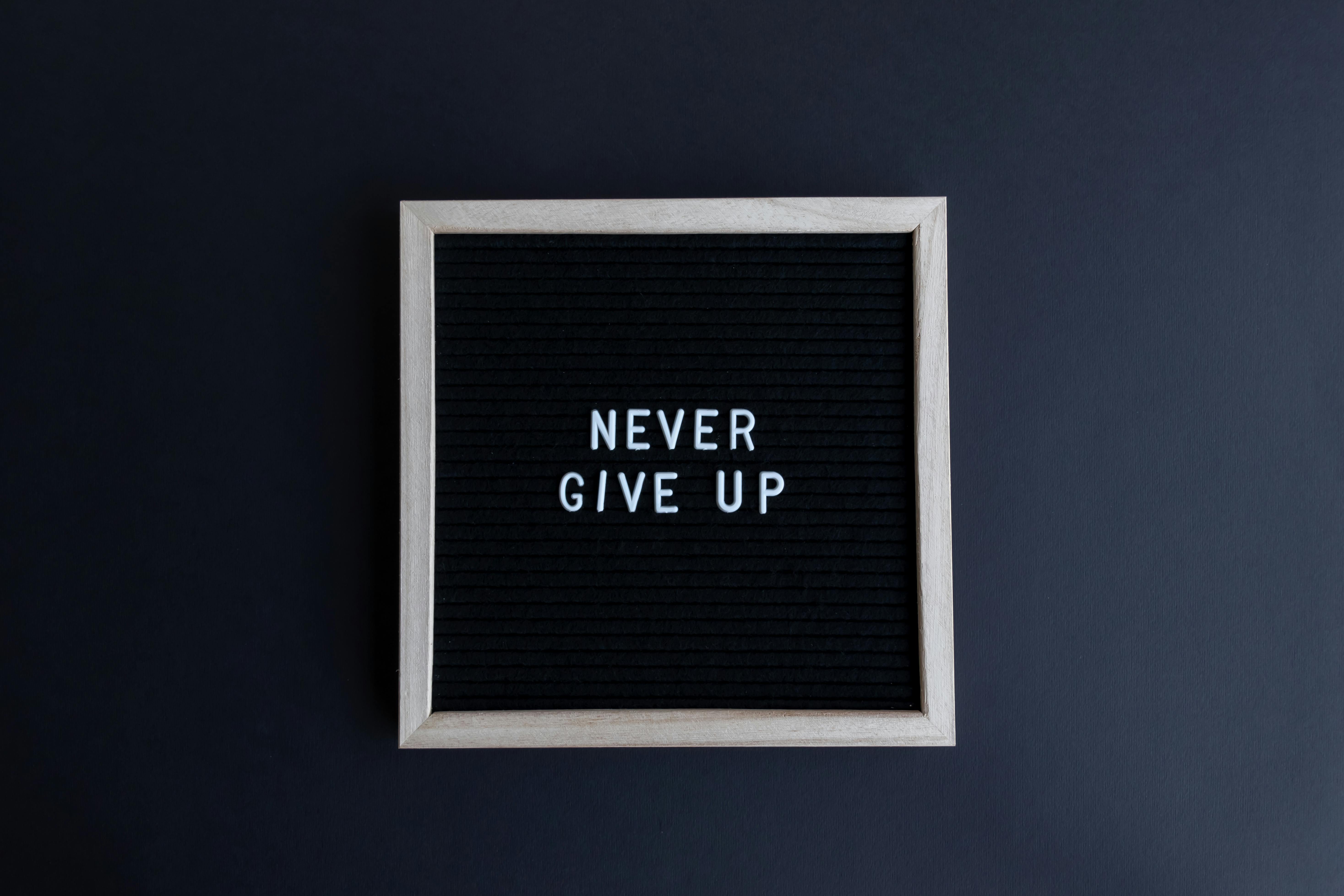 When the world says "stop," let your heart say "one more try." Great stories are written by those who refuse to quit. Pain is temporary, but regret lasts forever. Never Give Up — your future is watching. ✨????